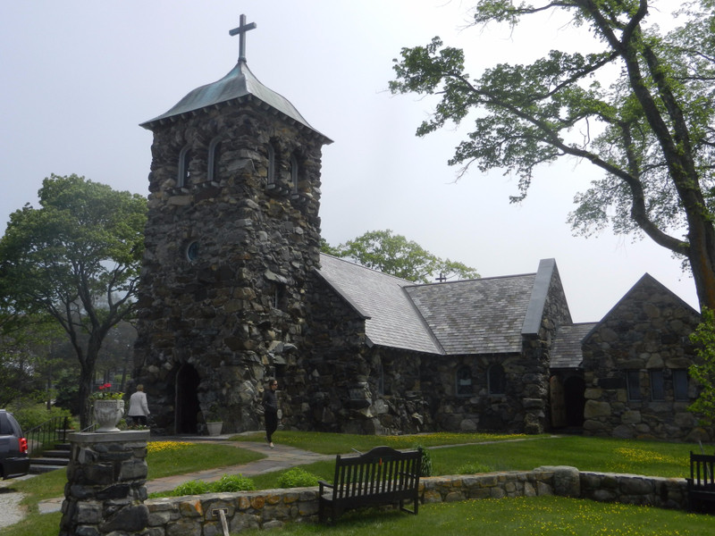 Old stone church at Kennebunkport