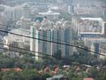 Almaty city view from Kok Tobe gondola