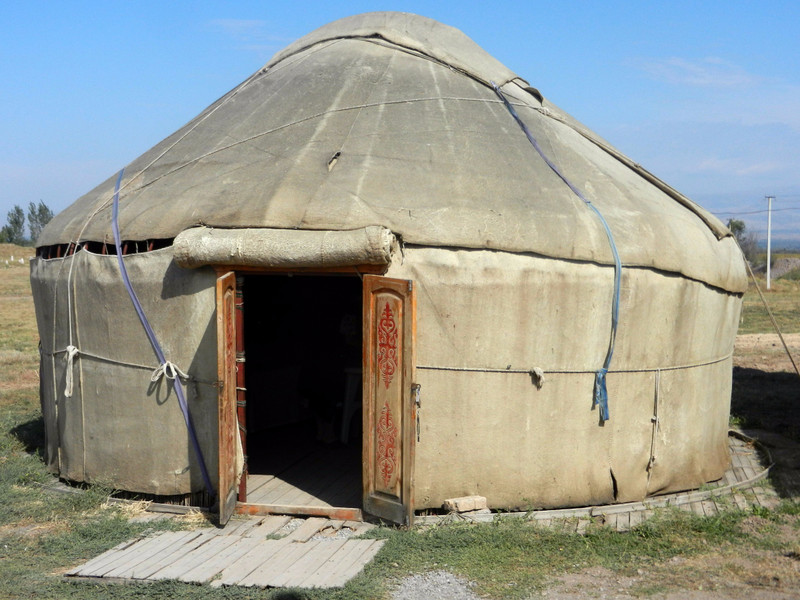 Yurt at Burana site
