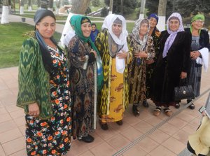 Colourful Uzbek ladies