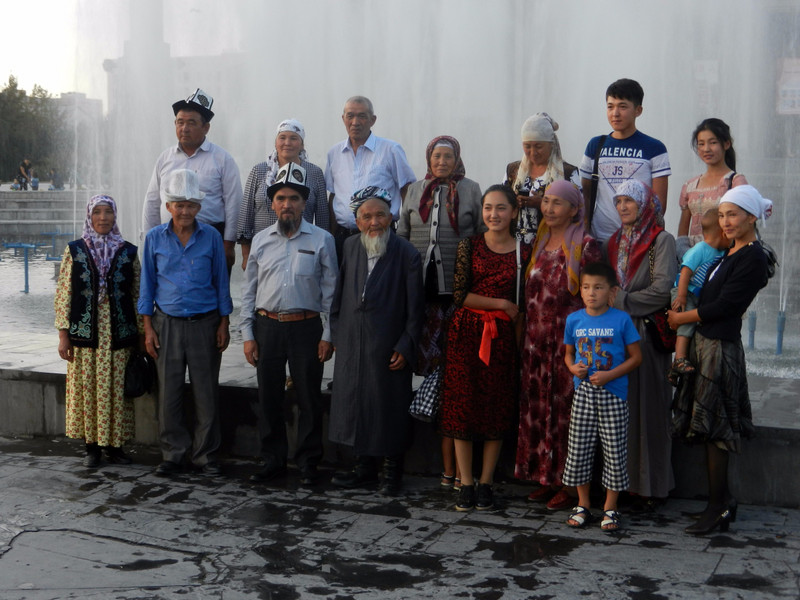 A broad racial mix with this group in Kyrgyzstan