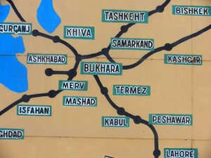 The Silk Road routes