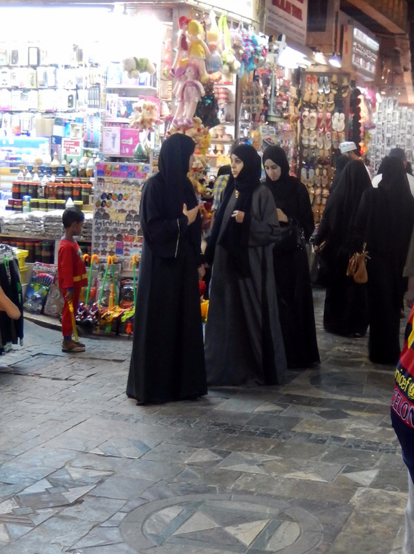Ladies shopping day at the Mutrah Souk