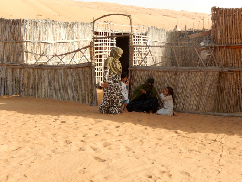 Entrance to the Bedouin camp