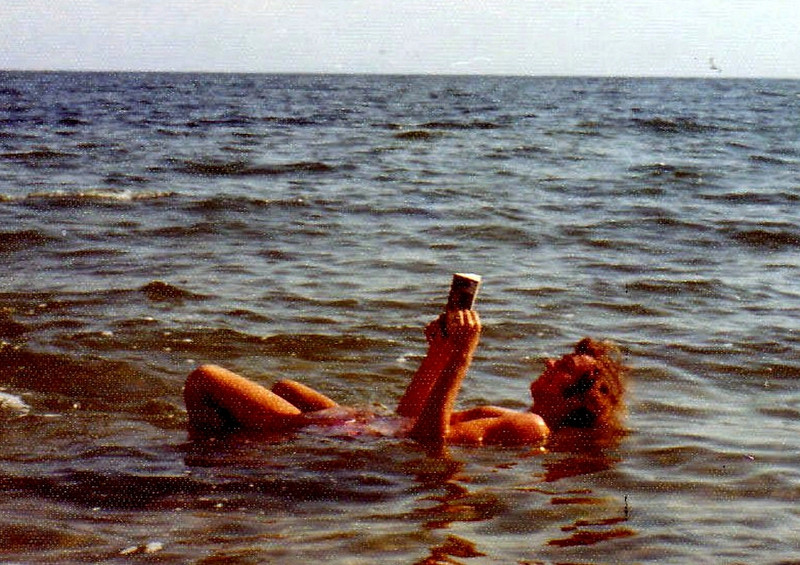 'Floating' in the Dead Sea (from 1974)
