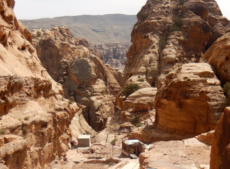 View towards Wadi Araba from the Monastery site