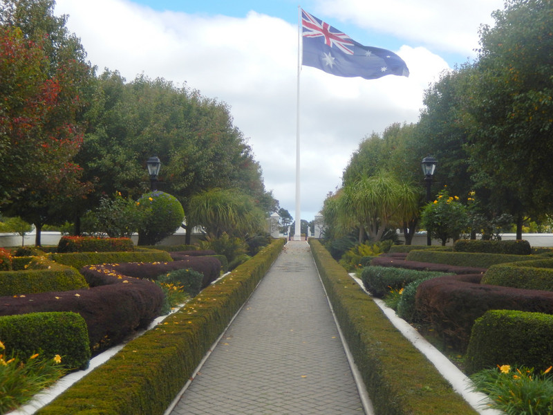 Voyager Estate's big Aussie flag