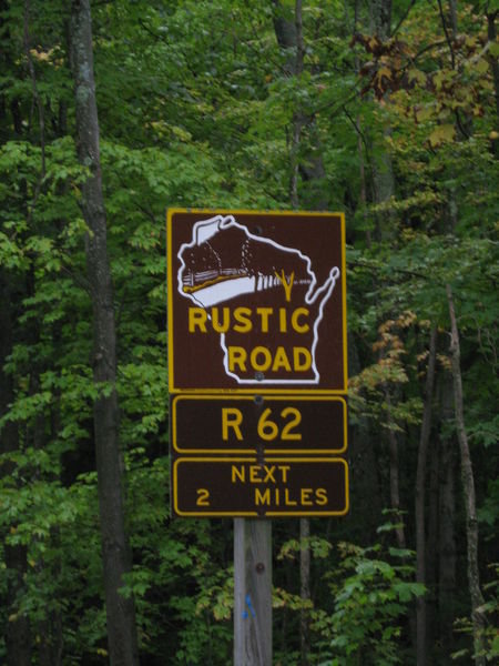 Rustic Road Sign...Pretty Nice Road