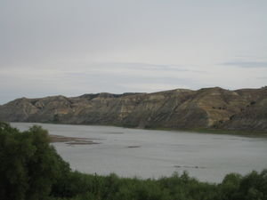 Yellowstone River above the confluence with the Missouri