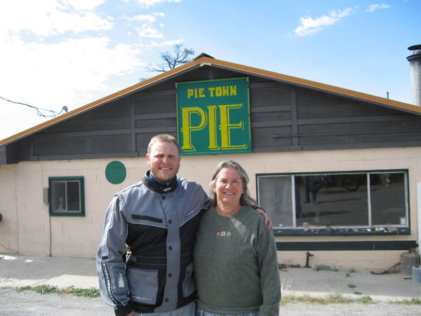 Steve and Nita at Pietown, NM