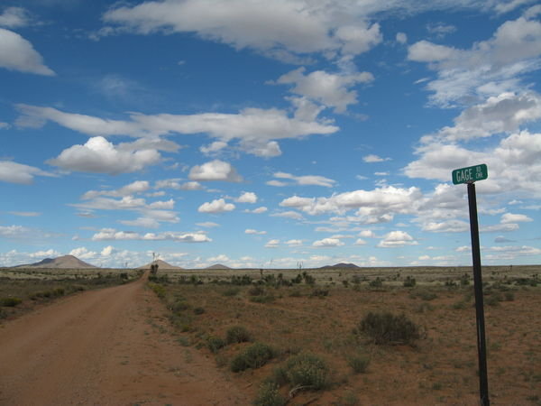Gage Road in the Desert