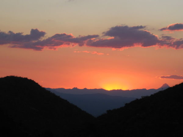 Sunset over Kitt Peak