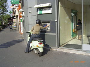 ATM for scooters!?