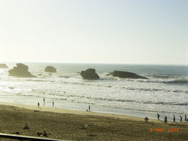 Beach at Biarritz