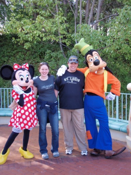 Jahan and Liz at Disneyland