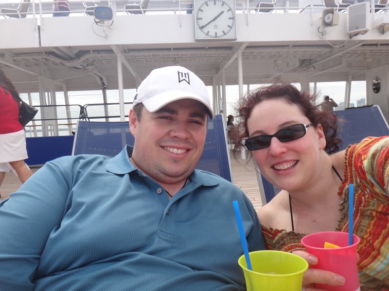 Our first afternoon on the ship