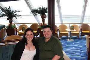 One of the bars on the ship