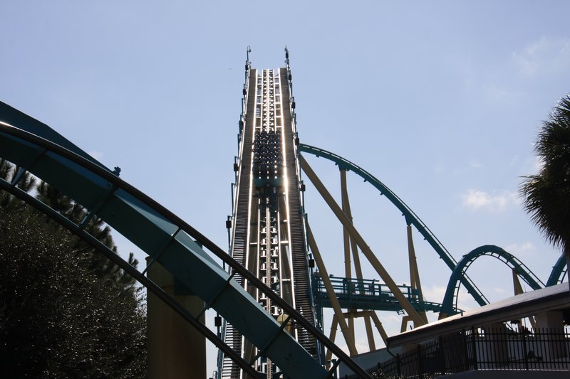 One of the many rollercoasters