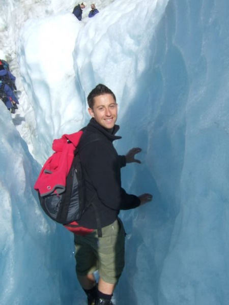 IN the glacier!