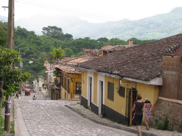wandering the streets of Copan