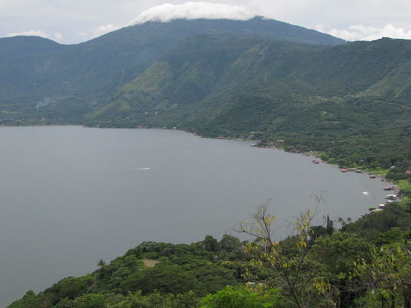 Lake Coatepeque shoreline - El Salvador