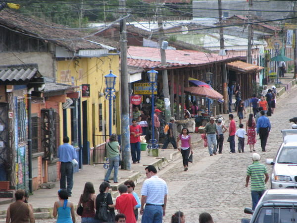 typical town life along the 'La Ruta de las Flores' El Salvador