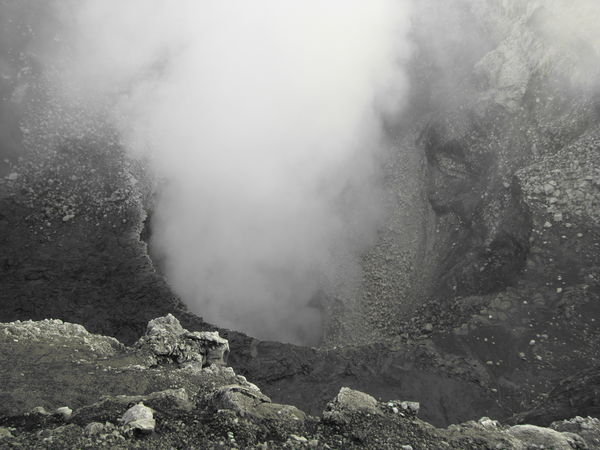 Masaya Volcano - puffing away
