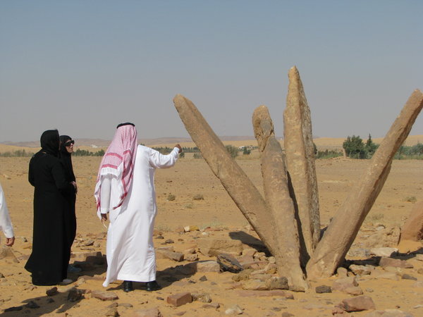 standing stones of Rajajil in northern Saudi