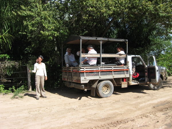 The jeep on the jungle tour
