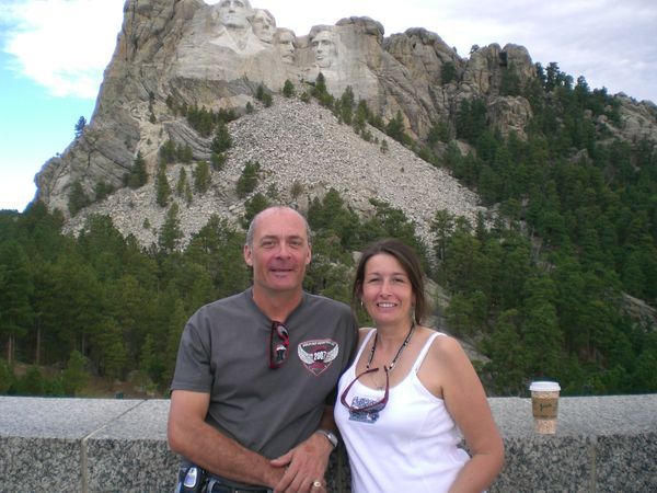 Joey and Louie at Mount Rushmore