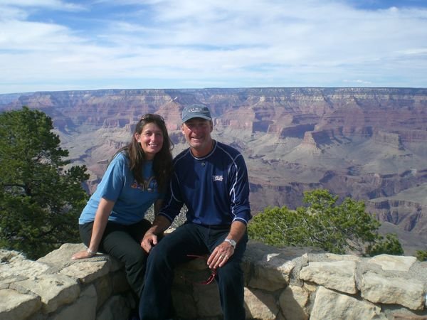 Tom and Faith at the Grand Canyon