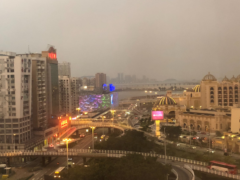Macau out or hotel window