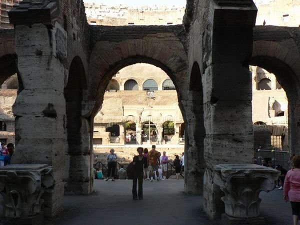 Susie at the Colosseum