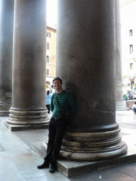 Some good looking guy at the Pantheon