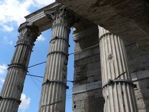Set of Roman Columns