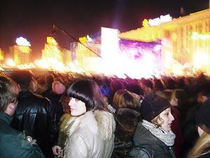 Tartak concert on Maidan Nezalezhnosti, New Year's Eve.