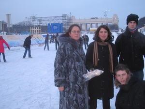 Gorkii Park on Christmas Day.