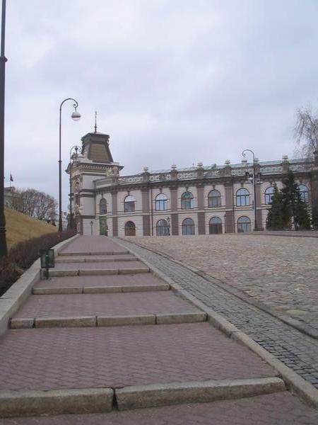 The steps up to the kremlin, and the museum of Tatar culture.