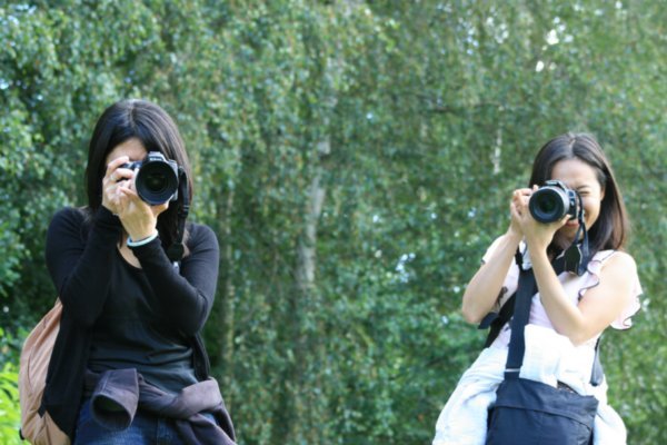 Shooting the photographers