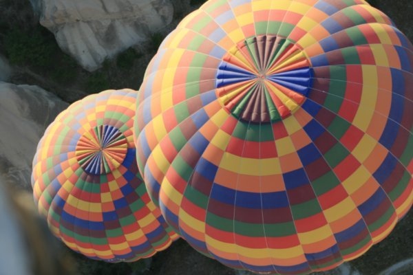 Balloons from above
