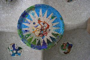 One of Gaudi's mosaics