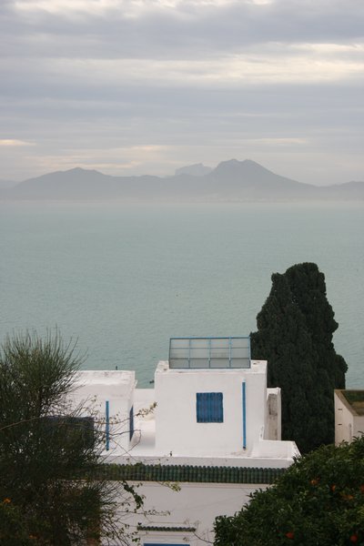 View across Tunis Bay