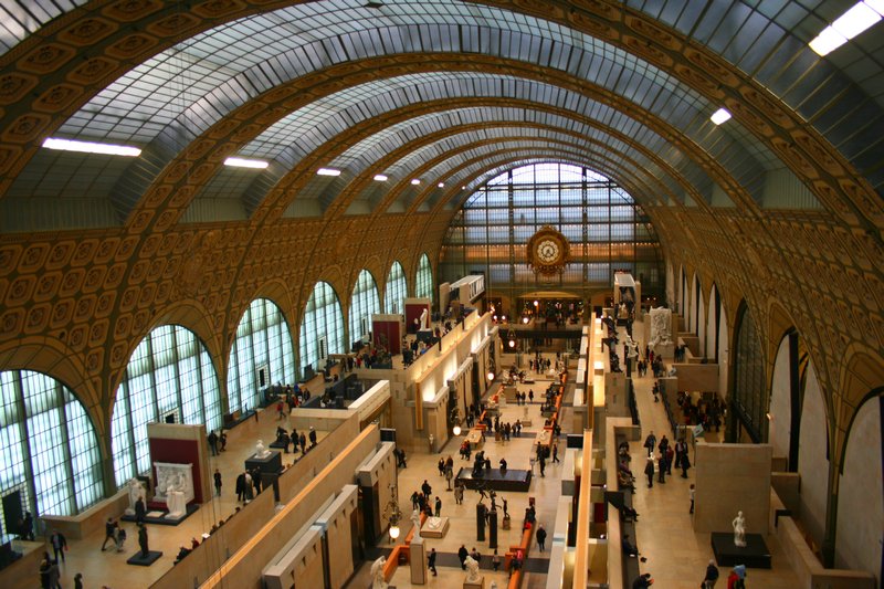 Main hall of Musee d'Orsay