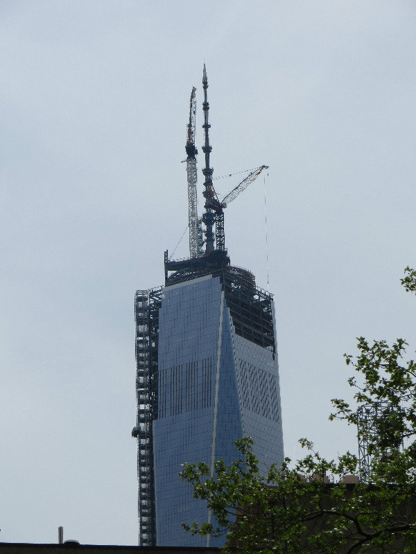They topped out the World Trade Centre in honour of my visit