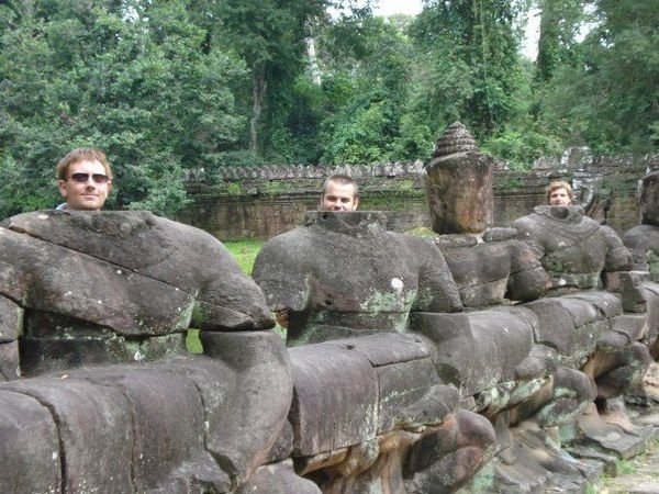 3 wise men at Angkor
