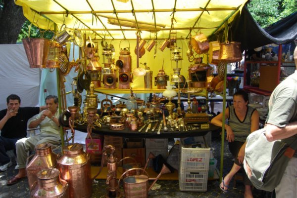 San Telmo Antique Market on Sunday
