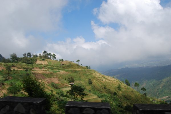 terraced hill