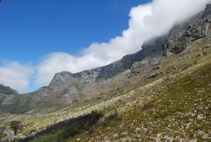 Heading up Table Mountain