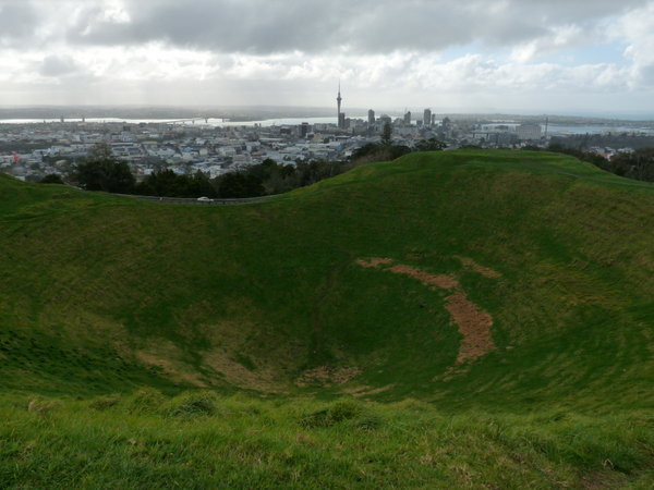 Auckland and Mount Eden Crater