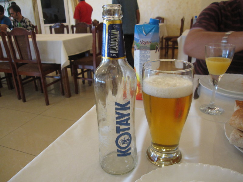 Rod's first Kotayk beer